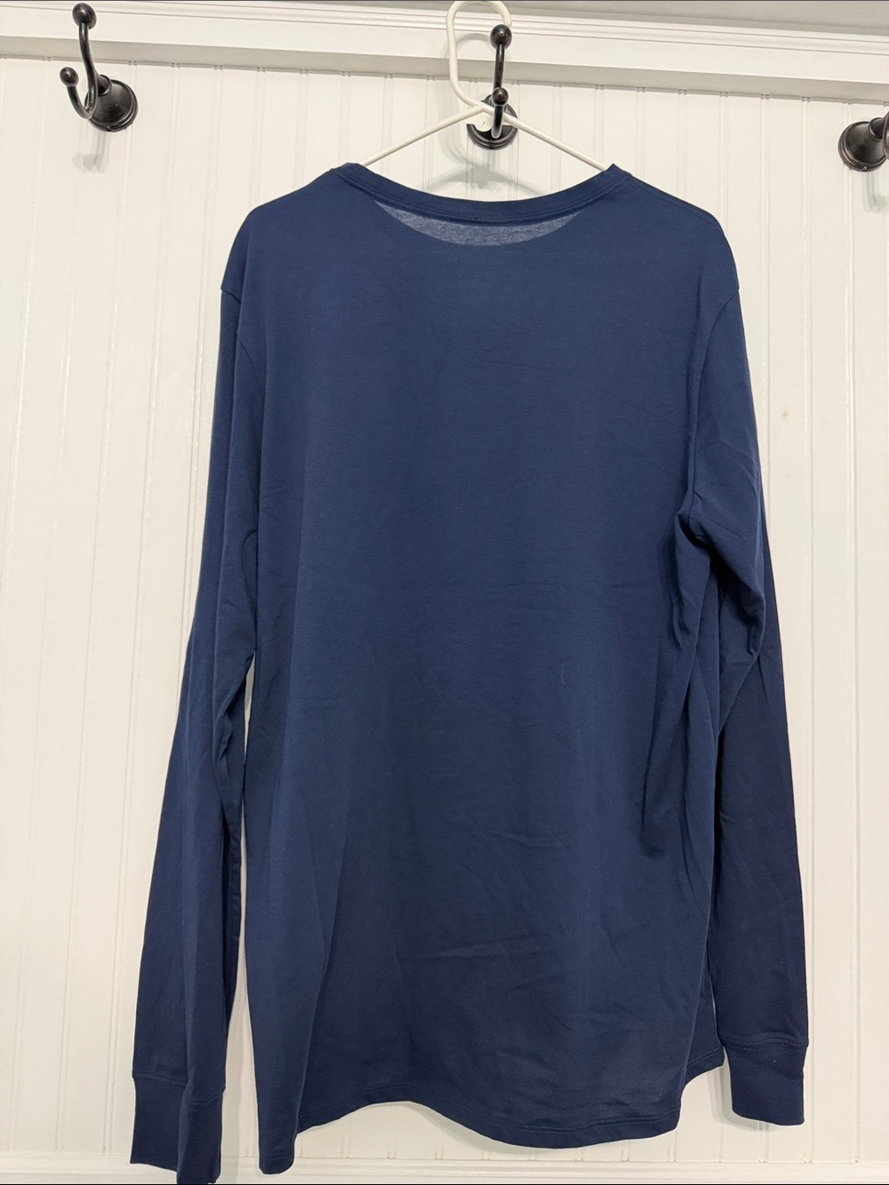 Nike MENS Dri-Fit  XL Navy TEE Cotton Poly NWOT